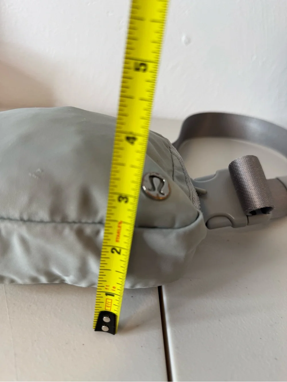 Lululemon Mini Belt Bag Light Gray Crossbody Fanny Pack